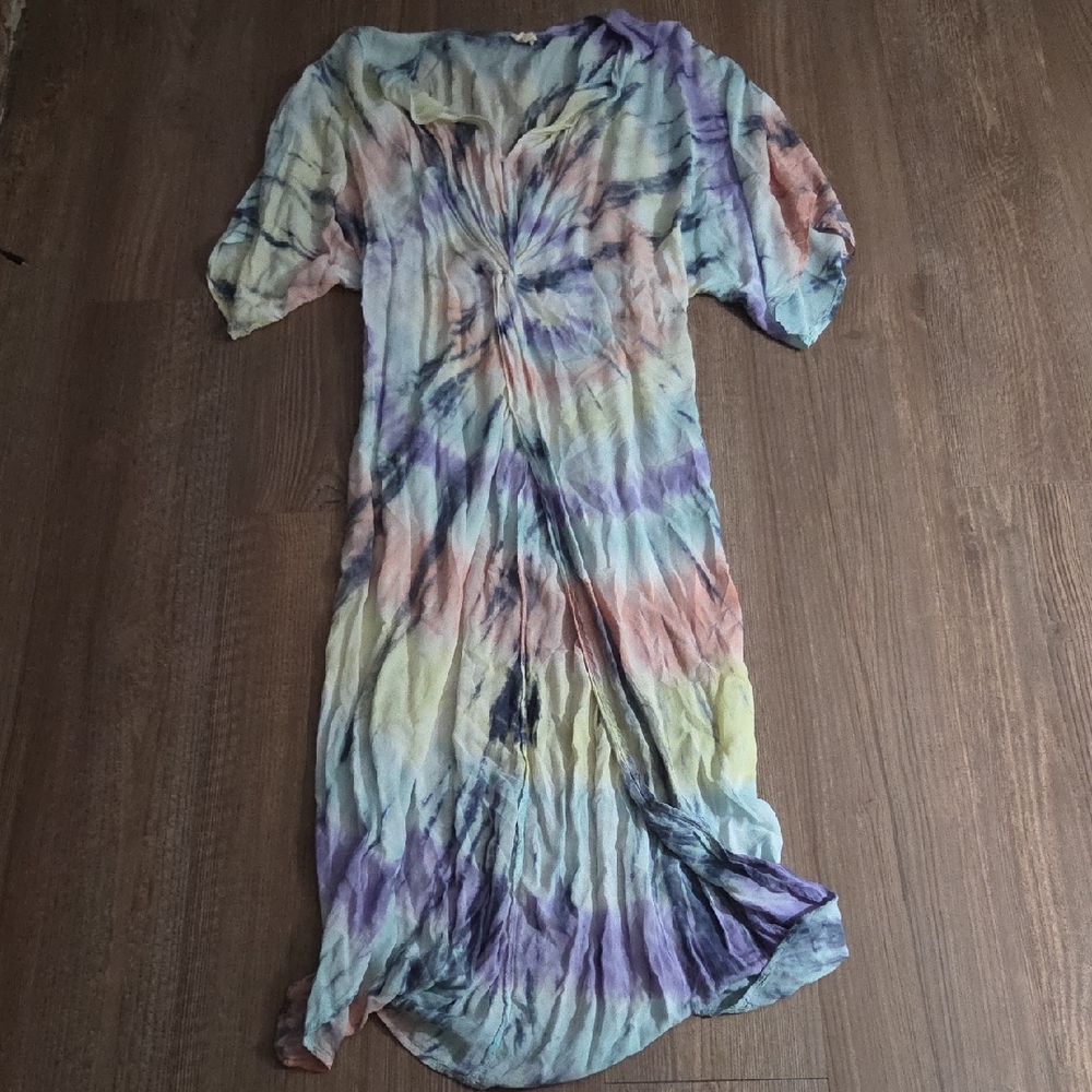 Tie-Dye Surf Gypsy Swim Cover
